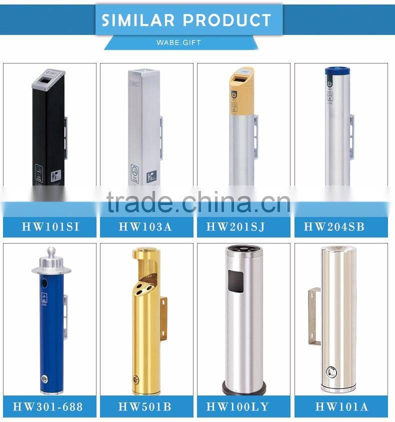 HIGH QUALITY aluminium outdoor wall mounted ashtray 101-SH