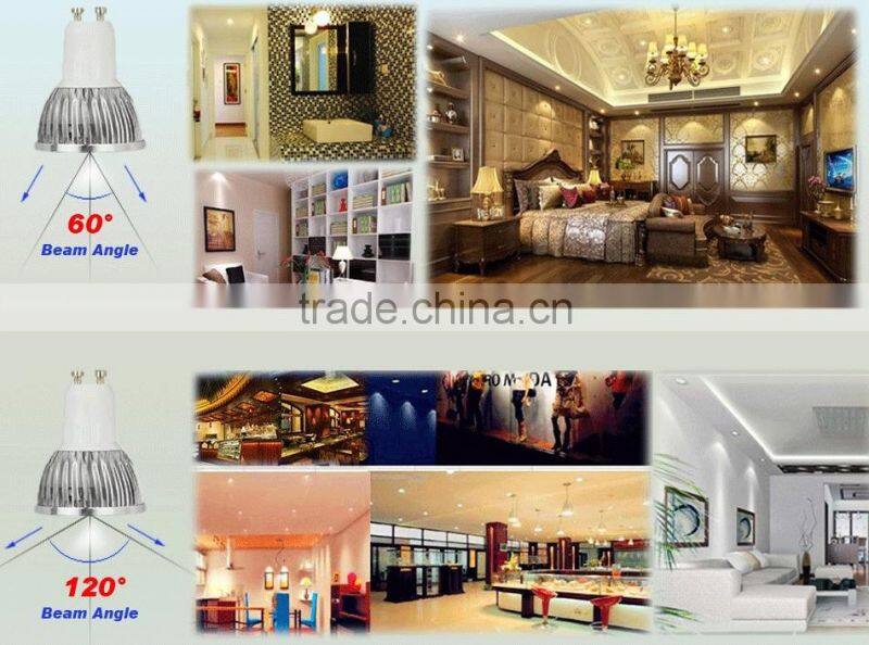 4W led gu10 spotlight