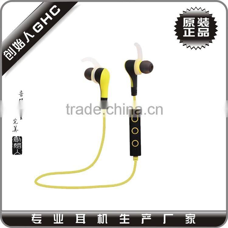 Sedex 4 pillar Audited factory offer bluetooth sport earphone with neckband style