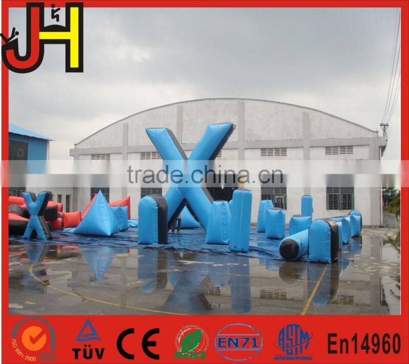 Most Popular Selling Attractive PVC Inflatable Paintball Bunker Shooting Types for Outdoor Activities