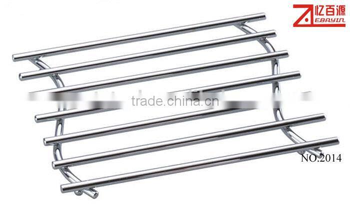 chrome plated metal table mat