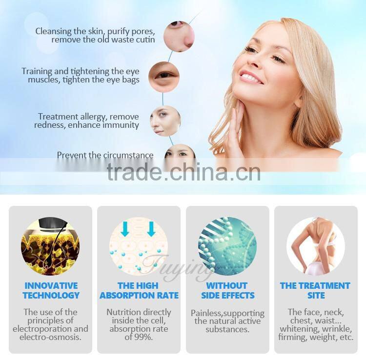 6D portable home use galvanic facial beauty machine