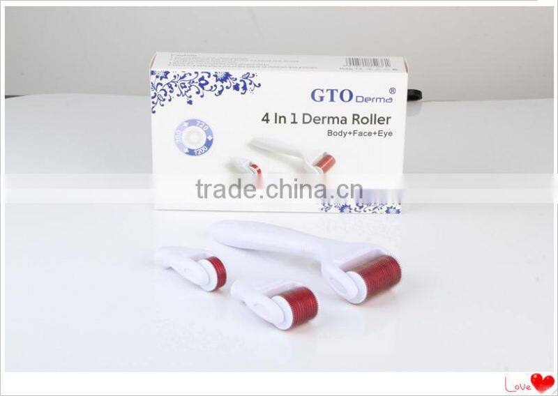 2015 Best selling 4 in 1 derma roller for skin care