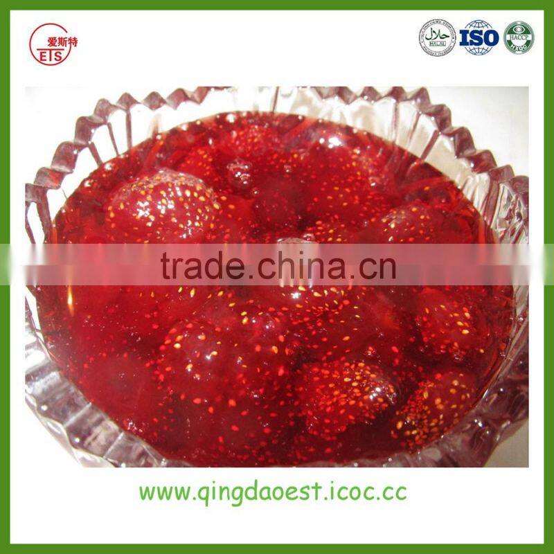 Chinese export hot sale tasty good sweet canned food canned strawberry on sale