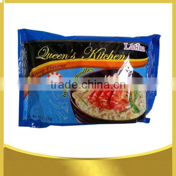 delicious noodles with shrimp flavor