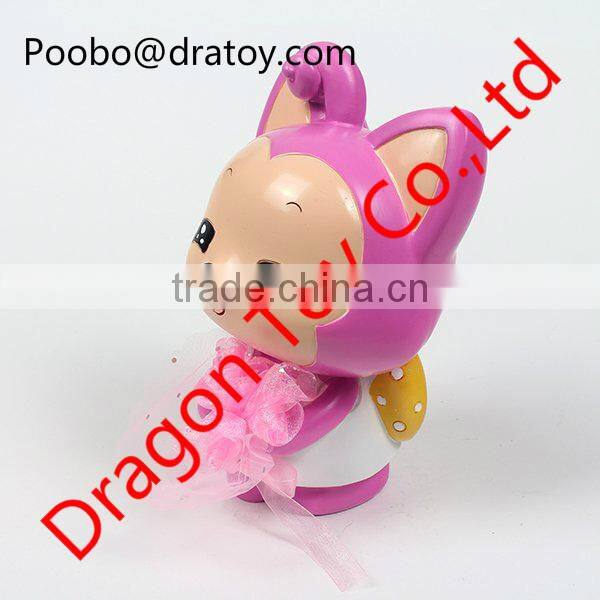 custom novelty 3d small plastic dog figurines