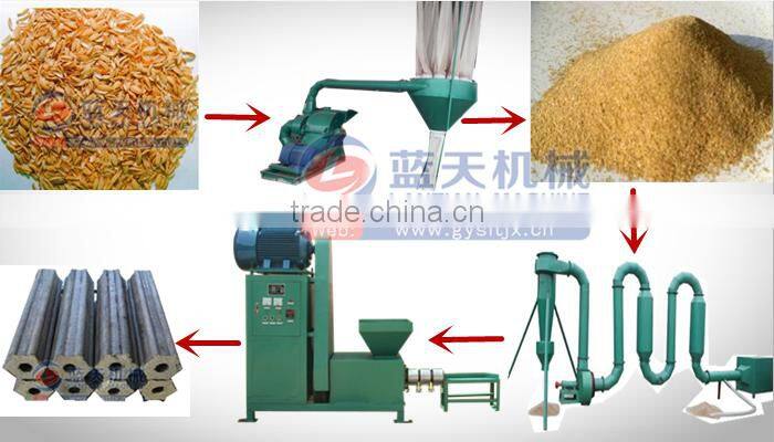 Hot Sale Automatic Rice Husk Compress Machine