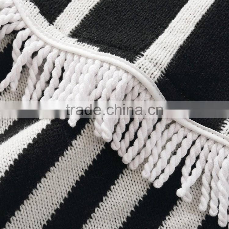 Australia Popular 100% Cotton Printed Round Beach Towel with Tassels