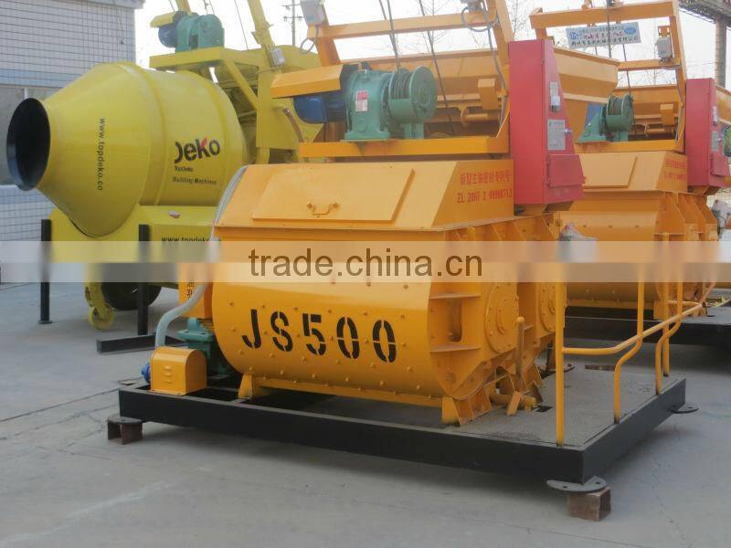 Low price PLC schenider Control HZS25 mini batching plant sold to Algeria