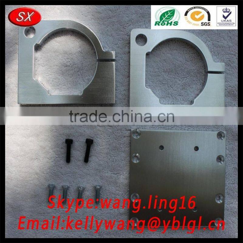 CNC Machined 6061-T1 Aluminum Spindle Mount For Machines Router