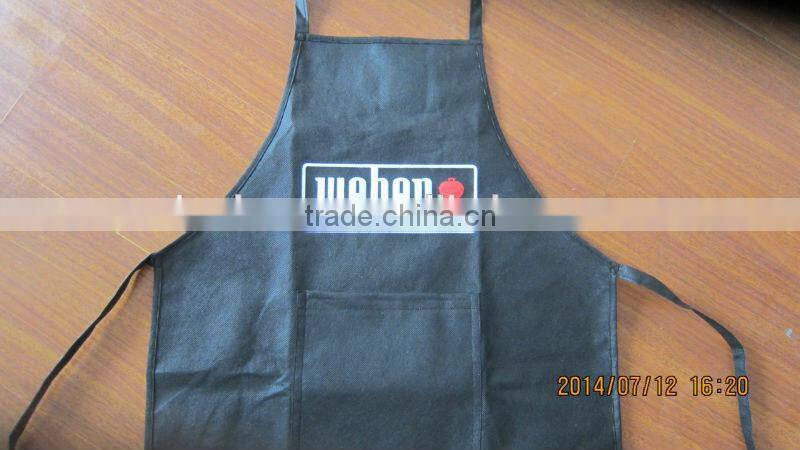 Non woven cheap printed disposable cooking kitchen apron