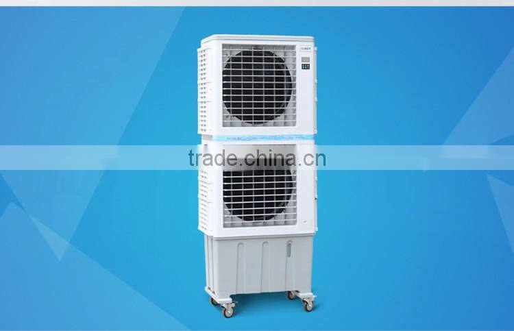 double axial fan water cooler air conditioner with biggest airflow 14000m3/h in showroom