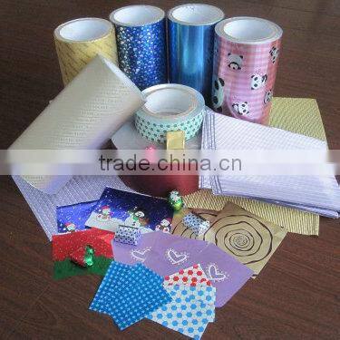 Chocolate packing red color aluminum foil