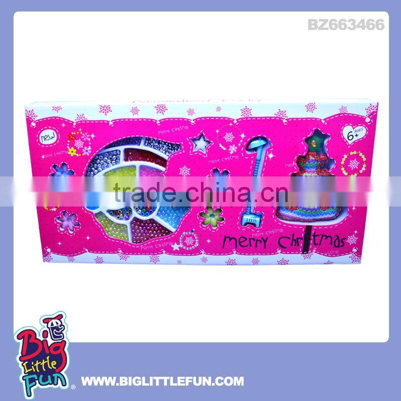 DIY bead christmas toy doll,christmas 2014 new hot items gifts