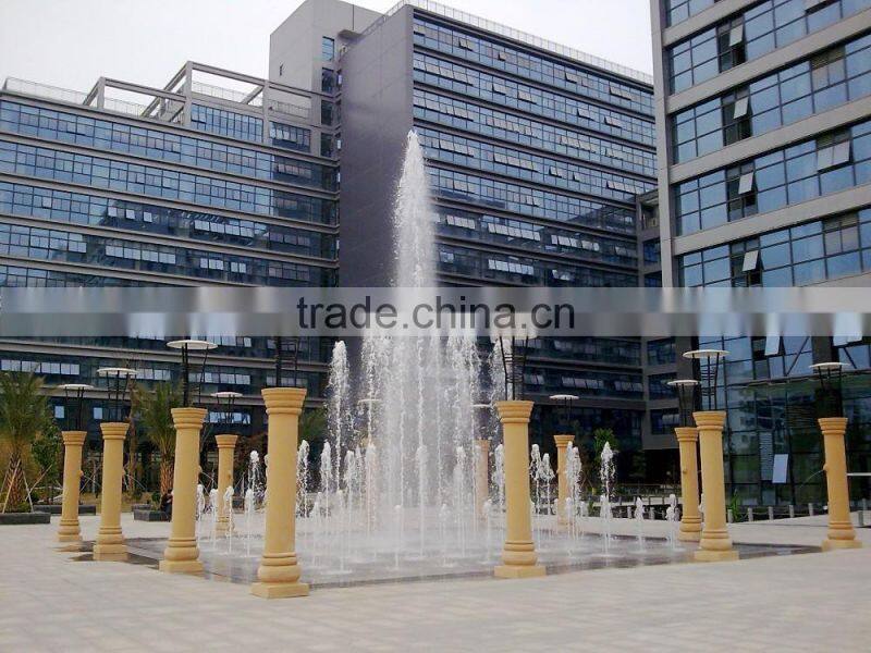 Dry fountain crystal pillar fountain nozzle