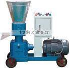 Electric Flat Die Wood Pellet Mill/Animal feed pellets making machine with capacity 10-300 kg per hour