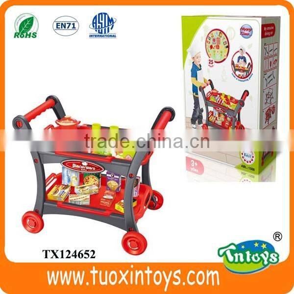 Kids supermarket shopping toy car shopping trolley, shopping cart toy