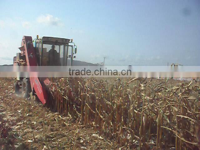 corn combine harvester