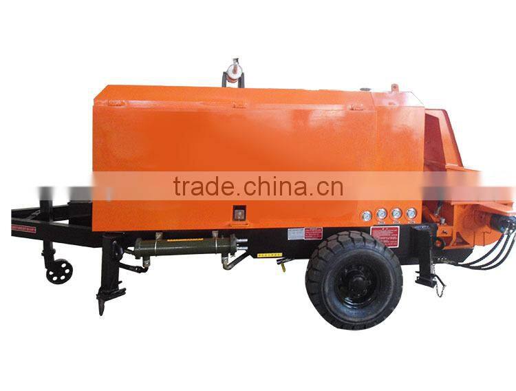 Hot Sale Hydraulic Diesel Engine 25CBM Trailer Concrete Pumps For Sale