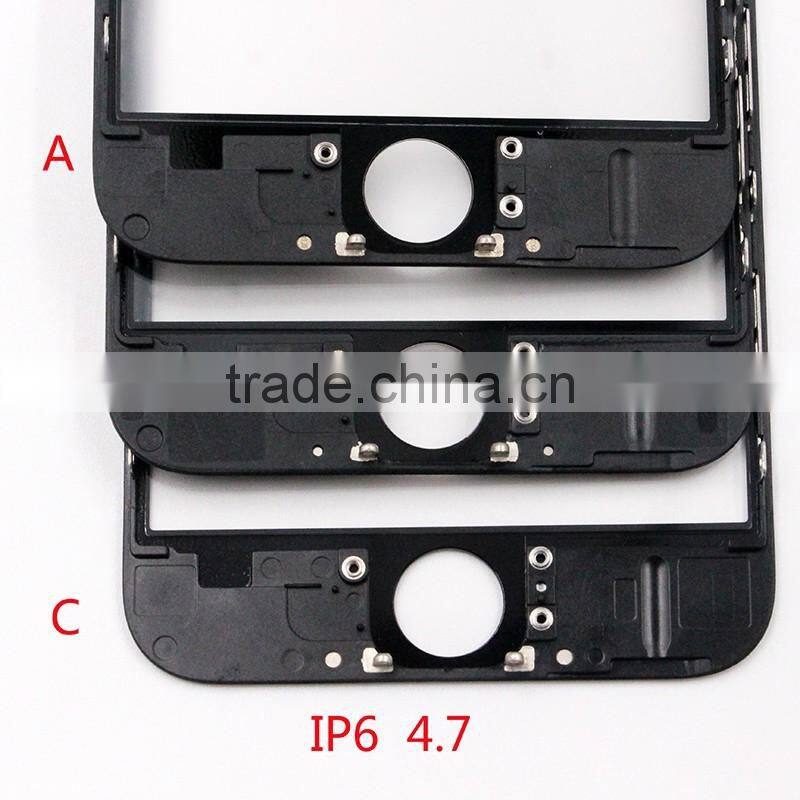 Cold press frame drop pressure test Best Original factory for iphone 6 glass with frame OCA