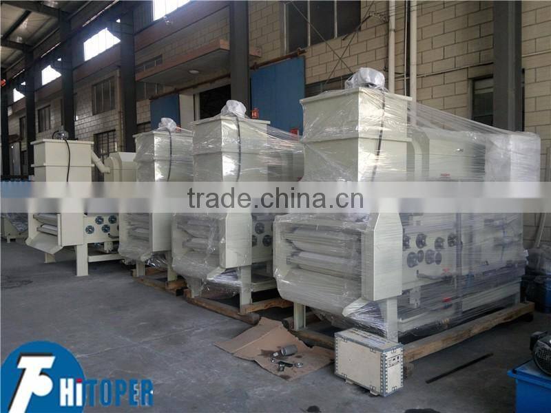 DYX belt filter press as in line water filters equipment,China manufactured food iindustry used filter press of belt type