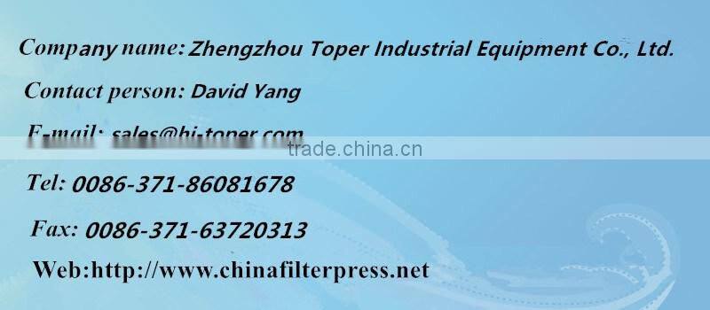 800 round plate filter press main for kaolin and stone wastewater solid-liquid separation