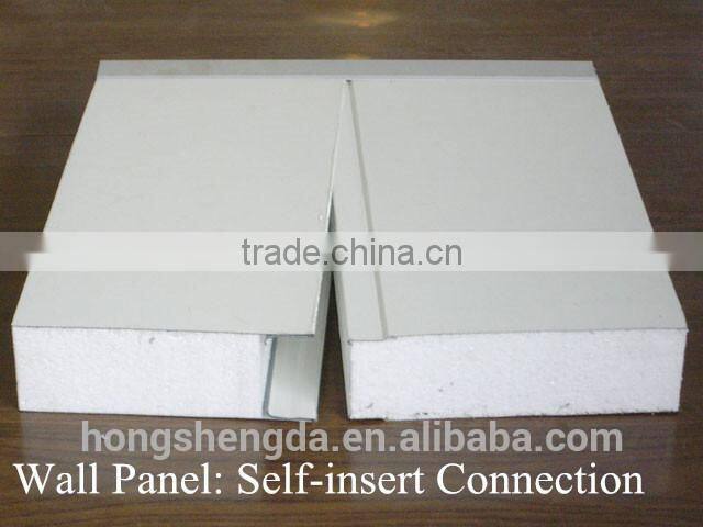 Low cost light weight color steel foam panel / wall panel construction materials