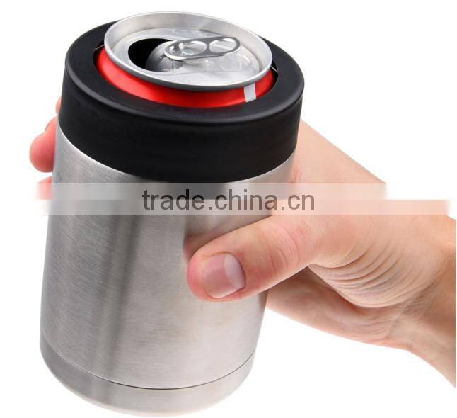 12 ounce 350ml #304 18/8 stainless steel bear beverage cold insulated BPA free water bottle cup/can