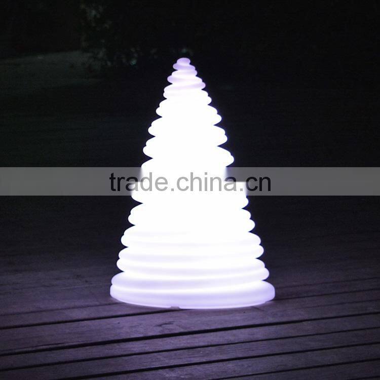 Christmas ornaments LED glowing tower lamp led Christmas tree decorations USB rechargeable used indoor/outdoor
