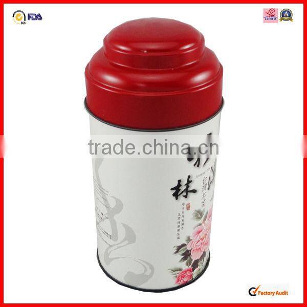 Taiwan alishan black tea tin can