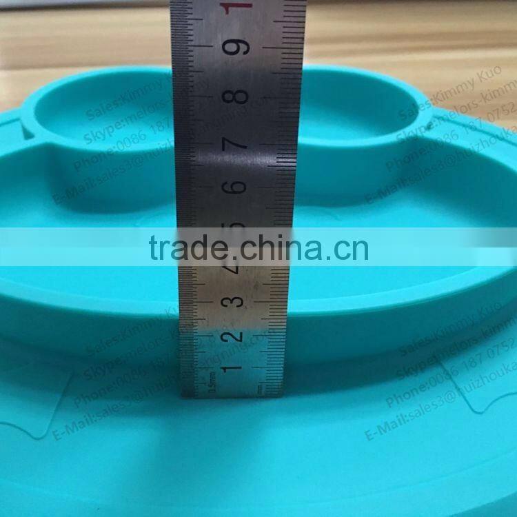 Hot selling silicone plate silicone dinner plate Silicone kid placemat
