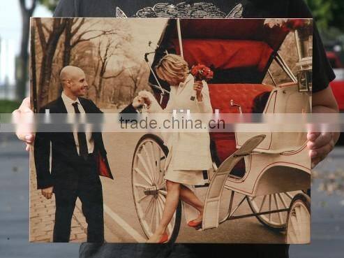 Personalized Wooden Painting UV printing on wood Wooden Poster Card for Home Decoration