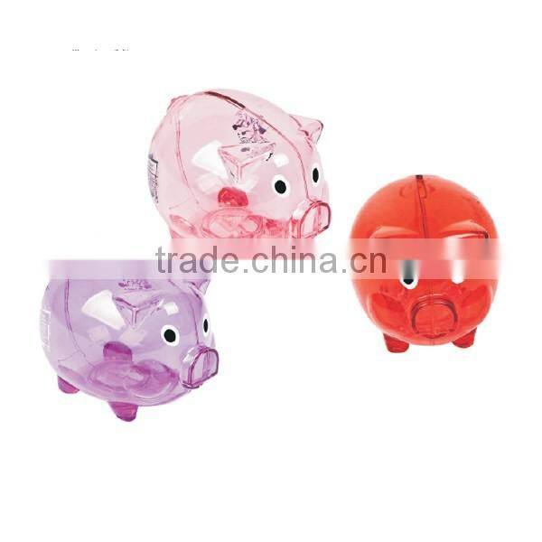 Square shaped mini custom coin bank