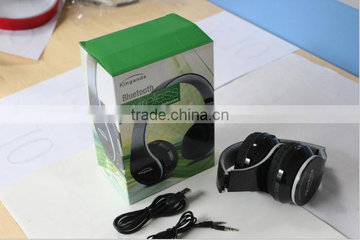 Hot Selling With 3.5mm Connector Foldable Head-mounted Bluetooth Headset Multi-language Universal Bluetooth Headphones