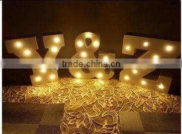 15 cm decorative wooden alphabet light