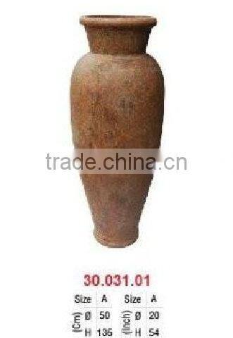 Fiberglass garden pots