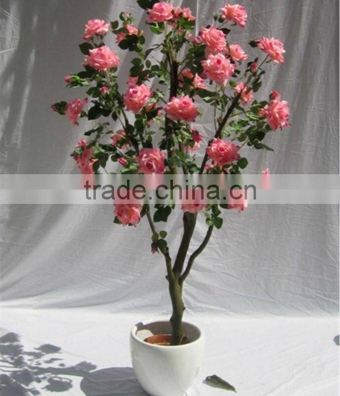 Mini artificial flower decorative trees