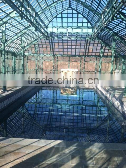 Prefabricated steel frame swimming pool house