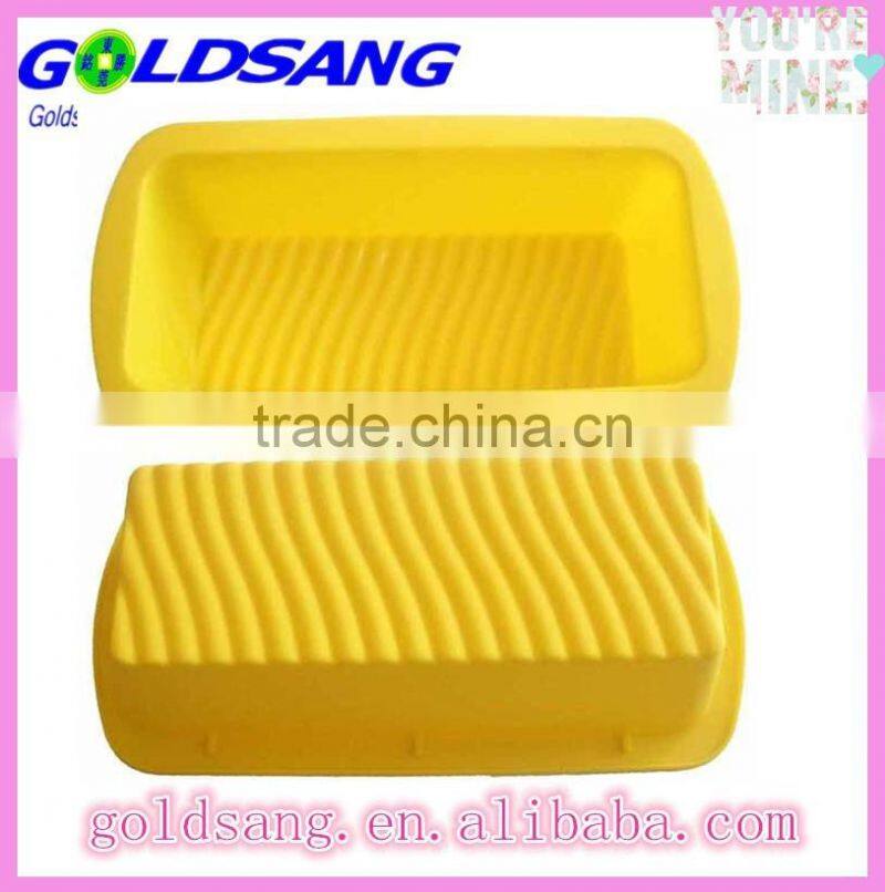 Silicone Loaf Pan for bread/ rectangle shaped silicone cupcake set