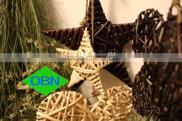 Wholesale wicker willow christmas decoration star supplier