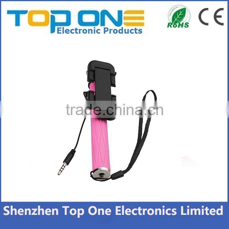Shenzhen quality Selling Wholesale OEM customize Professional wired monopod selfie stick