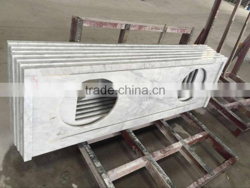 2017 New cheap Hot sale white Carrara White Countertop Marble countertop