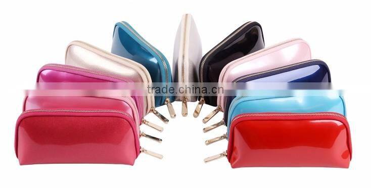 Ladies cosmetic bag small portable mini Korea portable travel cute simple storage bag