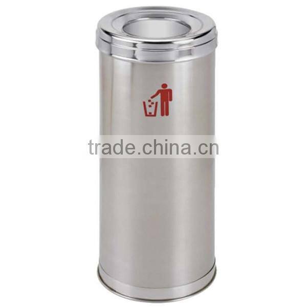 2014 Best Sale Customized company floor with garbage can,stainless steel dustbin,wast bin