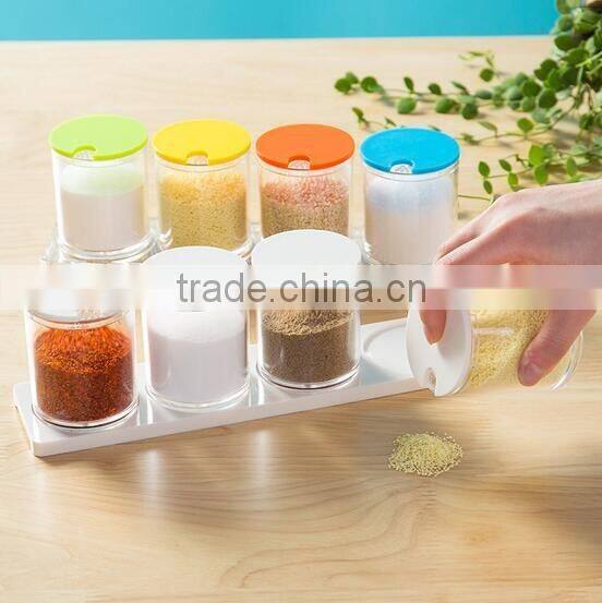 4 cases transparent seasoning box spice box set plastic spice bottles wholesale