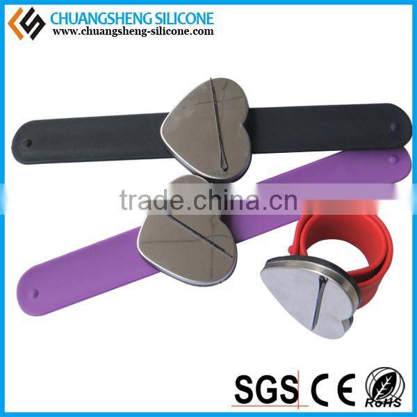 Personalized silicone bracelets simple design fashion jewelry