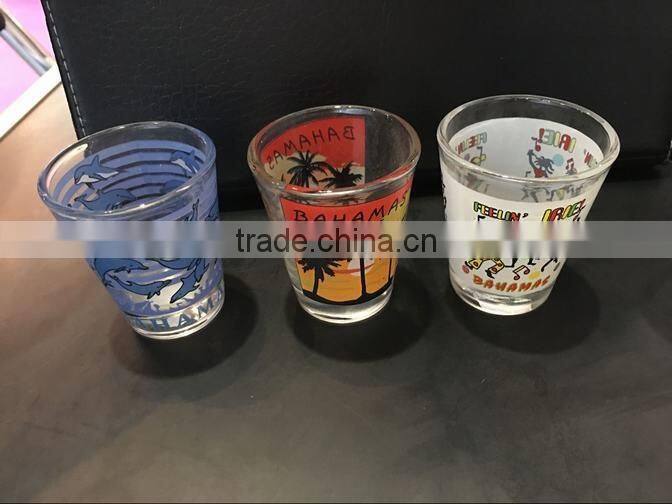 Tourist souvenir gifts high quality custom made shot glass