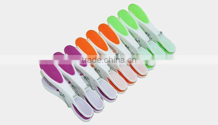houseware TPR material soft grip hanging colored peg for cloths