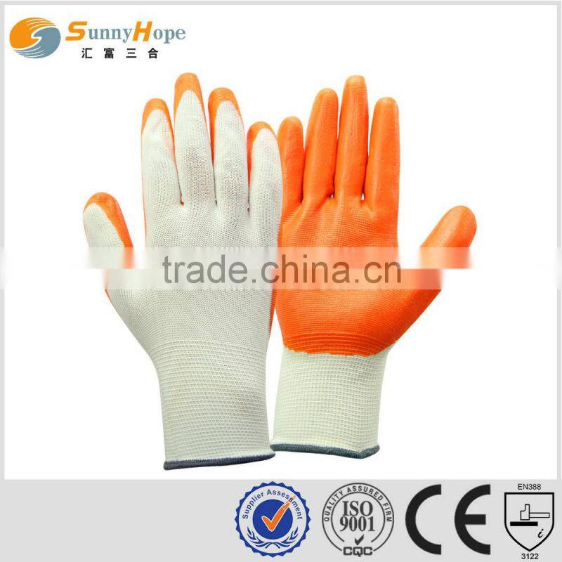 sunnyhope13gauge nylon nitrile work gloves for Warehouse