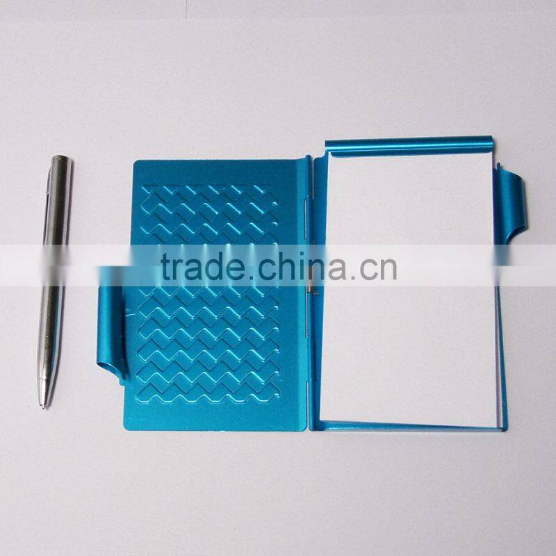 Hot selling novelty metal memo pad holder